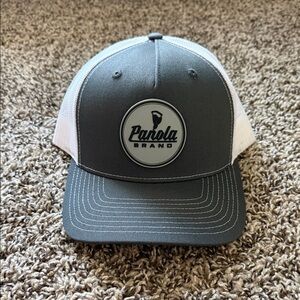 Panola Brand Gray and White Cap